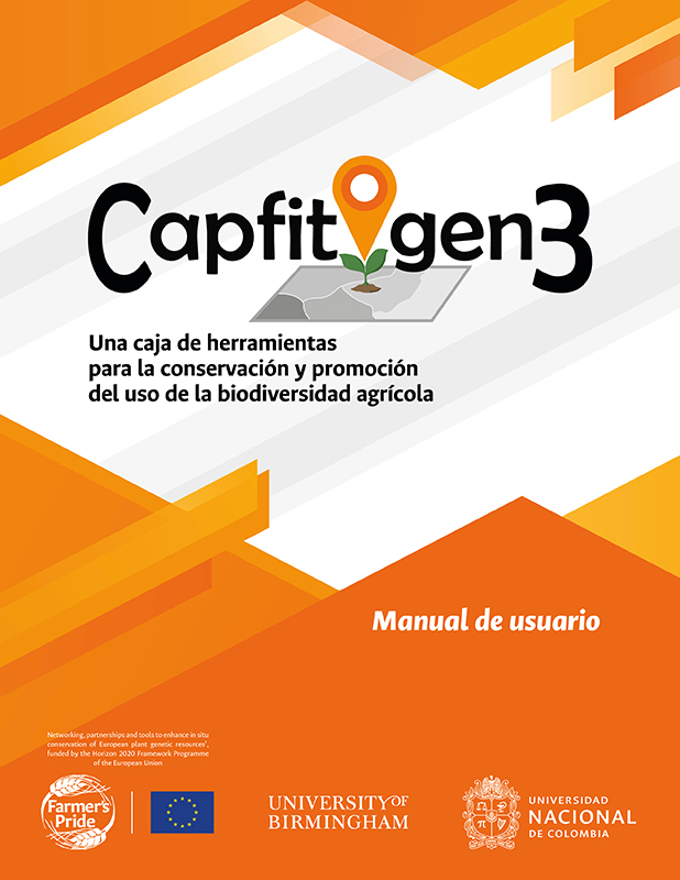 Portada del manual CAPFITOGEN3 en Español